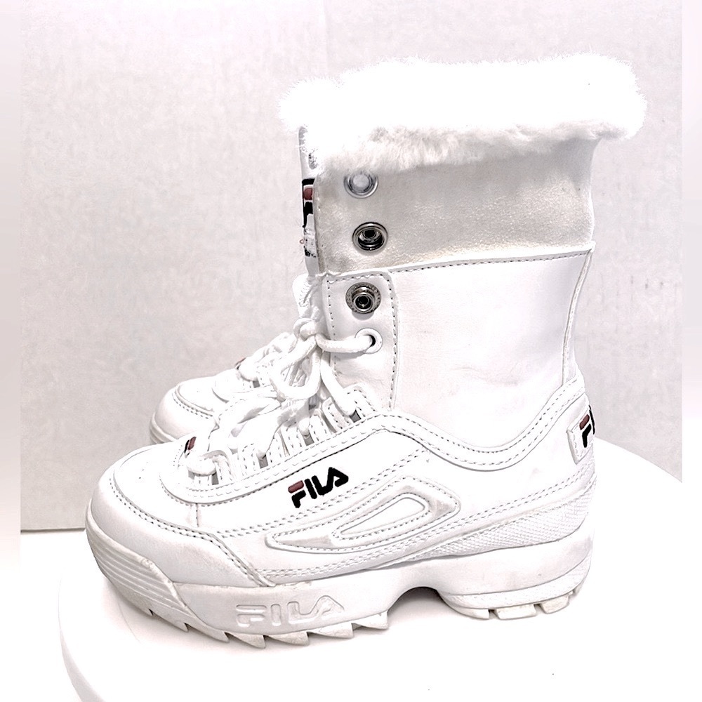 Fila Disrupters Shearlings Winter Boots - Toddlers Size 10 - Picture 2 of 10